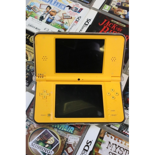 211 - Nintendo DSi and Nintendo 3DS handheld gaming consoles plus 25 x DS games to include Professor Layto... 