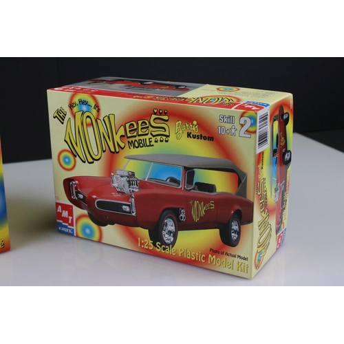 213 - The Monkees - Boxed American Muscle Mobile diecast model, a boxed AMT ERTL The Monkees Mobile 1:25 p... 