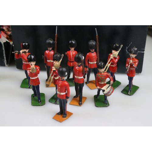 308 - Collection of approximately 120 Lead Soldiers including 8x Britains Waterloo Soldiers, 4 J Hill & Co... 