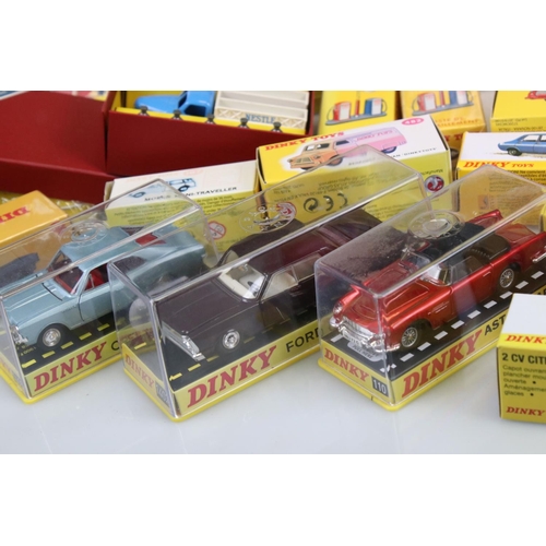 339 - 17 Boxed Atlas Dinky diecast models to include 1420, 530, 1421, 1424G, 1425E, 1408, 1416, 011500, 26... 