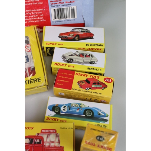 339 - 17 Boxed Atlas Dinky diecast models to include 1420, 530, 1421, 1424G, 1425E, 1408, 1416, 011500, 26... 