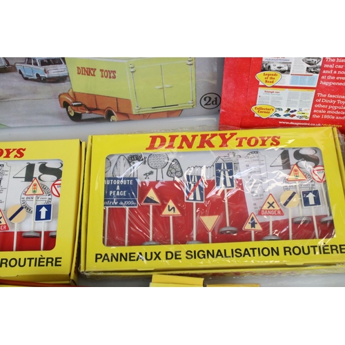 339 - 17 Boxed Atlas Dinky diecast models to include 1420, 530, 1421, 1424G, 1425E, 1408, 1416, 011500, 26... 