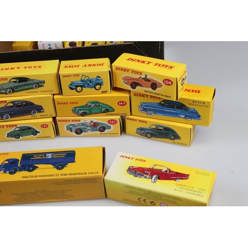 341 - 27 Boxed Atlas Dinky diecast models to include 32AB, 517, 25J, 24T, 555, 480, 104, 25JJ, 413, 552, 3... 