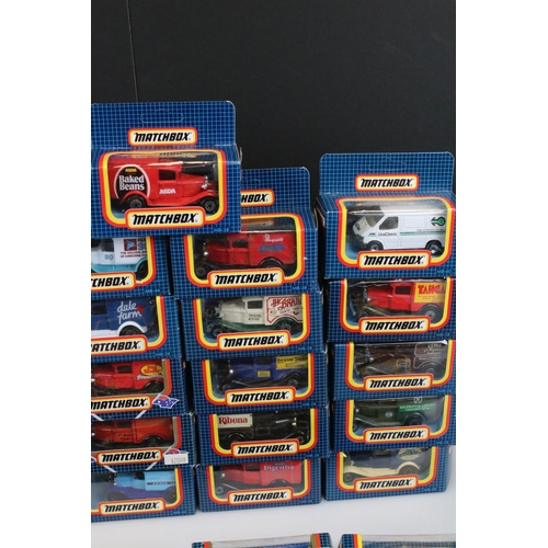 347 - Over 55 boxed Matchbox 1992 diecast models, boxes previously opened, diecast ex, boxes gd