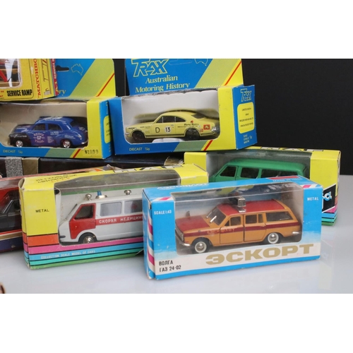 348 - 24 Boxed diecast models to include 4 x Trax, 7 x Matchbox 75 Series, Crescent No 1250 25 PDR Light A... 