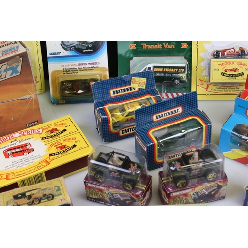 352 - 25 Boxed / carded diecast models to include Matchbox, Schuco, Oxford, Corgi etc plus a boxed Matchbo... 