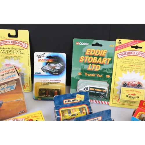 352 - 25 Boxed / carded diecast models to include Matchbox, Schuco, Oxford, Corgi etc plus a boxed Matchbo... 