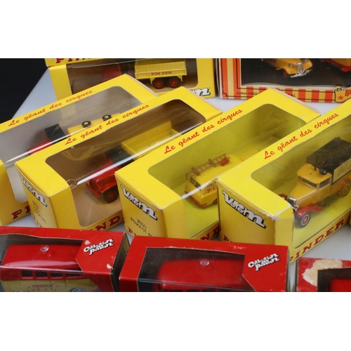 419 - 27 Boxed / cased Verem Pinder Circus diecast models including 950 Coffret Cirque model set, diecast ... 