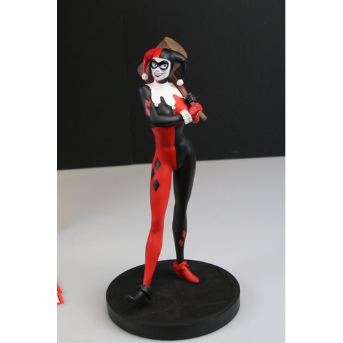 244 - Boxed Eaglemoss Super Hero Collection Harley Quinn with coa