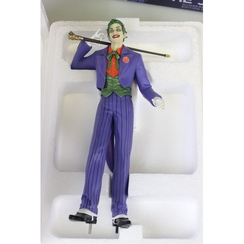 245 - Three boxed DC figures to include applause Batman Forever Robin and Two-Face (with coa), 2 x DC Coll... 