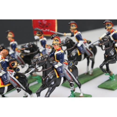 314 - Set of 10 Trophy Royal Horse Guards Metal Soldiers