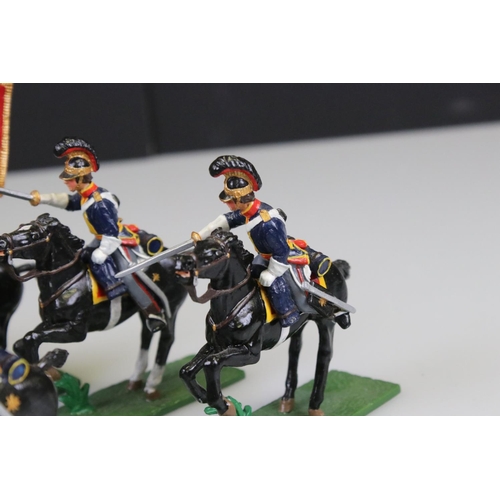 314 - Set of 10 Trophy Royal Horse Guards Metal Soldiers