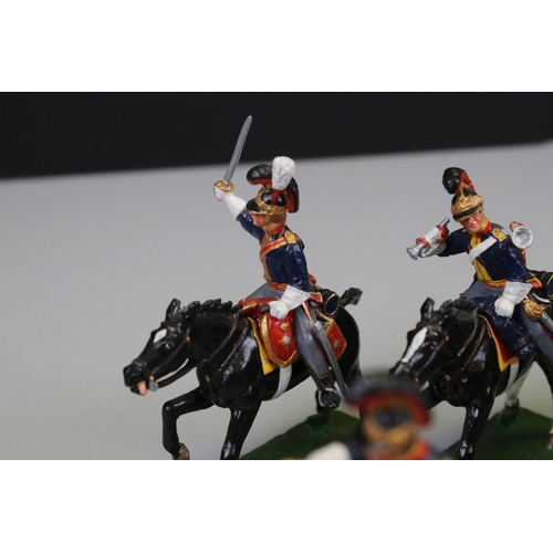 314 - Set of 10 Trophy Royal Horse Guards Metal Soldiers