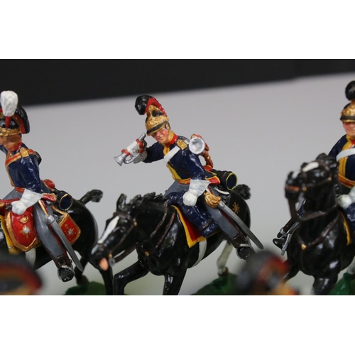 314 - Set of 10 Trophy Royal Horse Guards Metal Soldiers