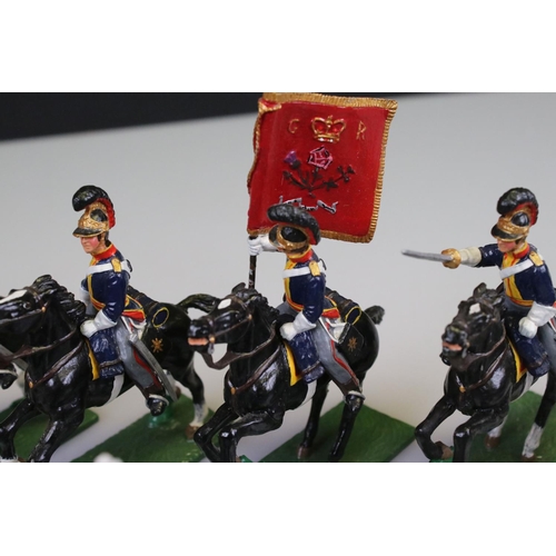 314 - Set of 10 Trophy Royal Horse Guards Metal Soldiers