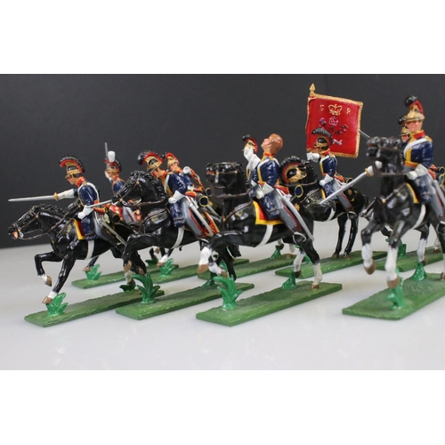 314 - Set of 10 Trophy Royal Horse Guards Metal Soldiers