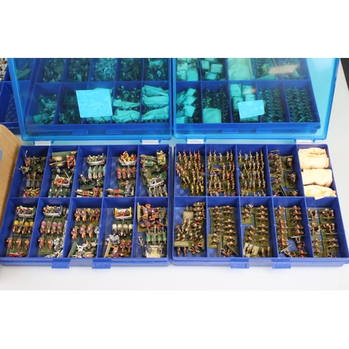 315 - Large collection of 15mm metal Ancient War Gaming figures to include Romans, Early Greek, Late Greek... 