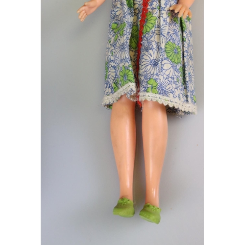 325 - Boxed 1960's Pedigree Mitzi, Sindy's Continental Friend, Doll with Red Hair and Floral Dress with sh... 