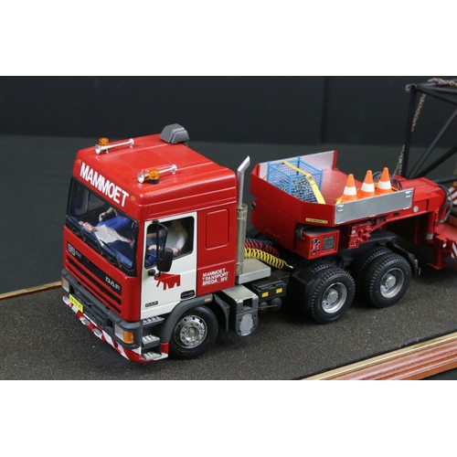 425 - Two plastic kit built haulage models, very well made, includes a British Steel Strip Products (coupl... 