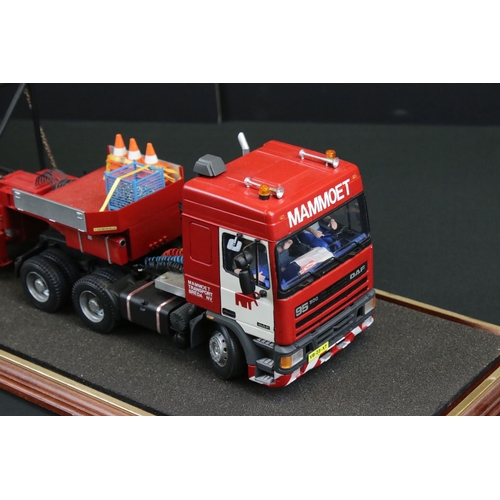 425 - Two plastic kit built haulage models, very well made, includes a British Steel Strip Products (coupl... 