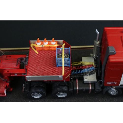 425 - Two plastic kit built haulage models, very well made, includes a British Steel Strip Products (coupl... 