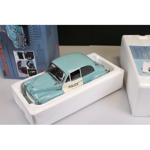 430 - Boxed Sun Star ltd edn 1:12 4785 1963 Morris Minor 1000 Police Panda Car diecast model, complete wit... 