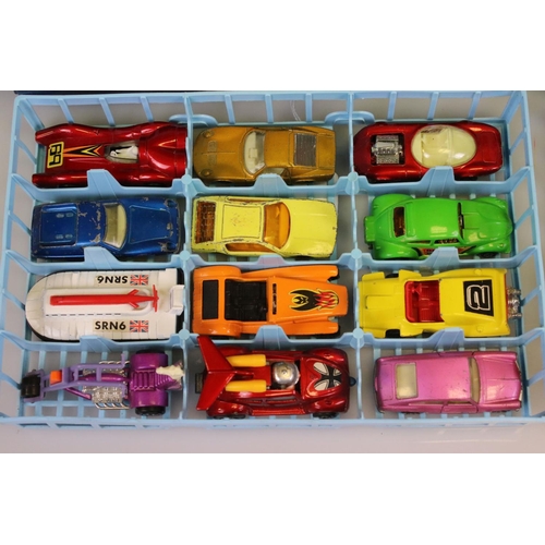 568 - Two Matchbox Carry Cases containing a total of 44 diecast models to include various Matchbox and Cor... 