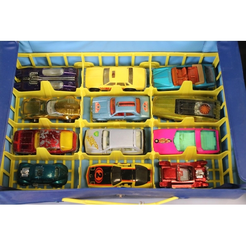 568 - Two Matchbox Carry Cases containing a total of 44 diecast models to include various Matchbox and Cor... 