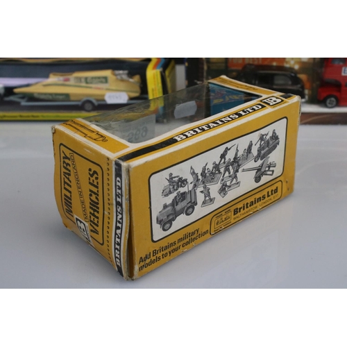 569 - Five boxed diecast models to include Britains 9785 Military Vehicles Afrika Korps Kubelwagen, Dinky ... 