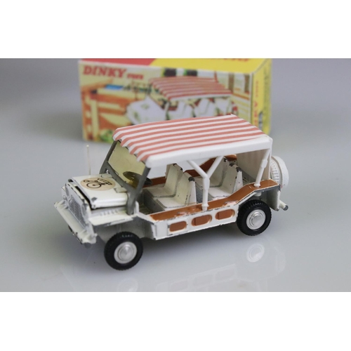 570 - Four mid 20th C diecast models in reproduction boxes to include 3 x Dinky (106 The Prisoner Mini Mok... 