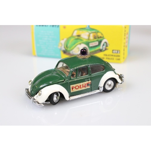 570 - Four mid 20th C diecast models in reproduction boxes to include 3 x Dinky (106 The Prisoner Mini Mok... 