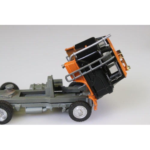 572 - Original Corgi Major 1137 Articulated Trailer with later applied Harley Davidson decals and repainte... 