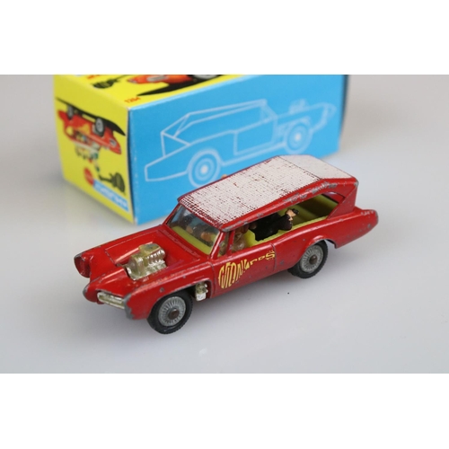 574 - Boxed Husky The Monkees Monkeemobile diecast model (play worn, ex box) plus a play worn Corgi Whizzw... 