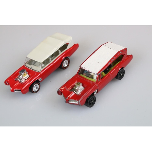 574 - Boxed Husky The Monkees Monkeemobile diecast model (play worn, ex box) plus a play worn Corgi Whizzw... 