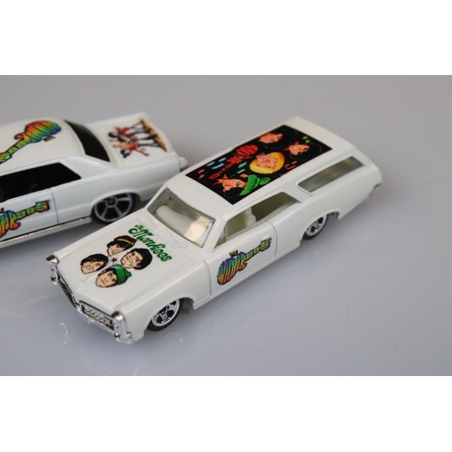 574 - Boxed Husky The Monkees Monkeemobile diecast model (play worn, ex box) plus a play worn Corgi Whizzw... 