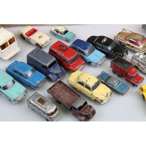 513 - Quantity of play worn diecast, tin plate and plastic models from the mid 20th C onwards to include C... 