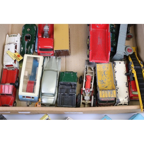 516 - Around 40 mid 20th C play worn diecast models to include Corgi and Dinky featuring Corgi Toblerone V... 