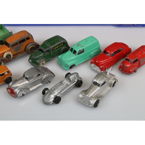 518 - Around 30 mid 20th C Tootsie Toys diecast models to include commercial, emergency service and road e... 