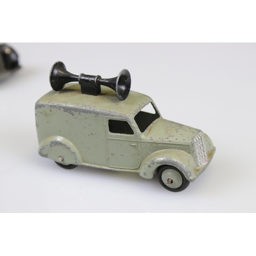 520 - 29 Mid 20th C onwards play worn diecast models, mainly Dinky examples plus a boxed Dinky Supertoys 5... 