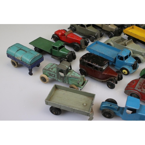 520 - 29 Mid 20th C onwards play worn diecast models, mainly Dinky examples plus a boxed Dinky Supertoys 5... 