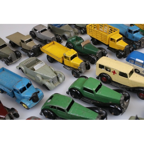 520 - 29 Mid 20th C onwards play worn diecast models, mainly Dinky examples plus a boxed Dinky Supertoys 5... 