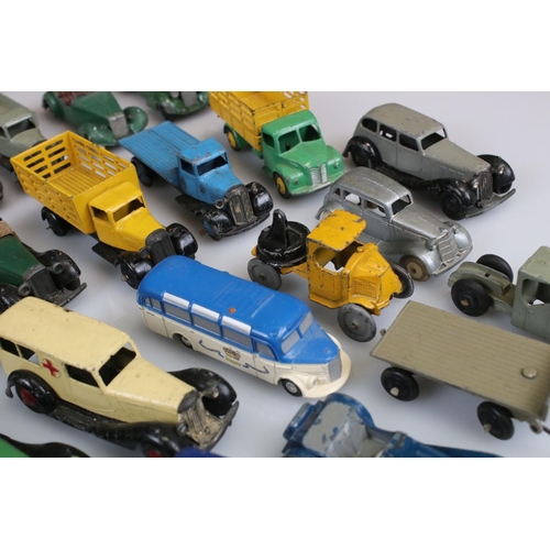 520 - 29 Mid 20th C onwards play worn diecast models, mainly Dinky examples plus a boxed Dinky Supertoys 5... 