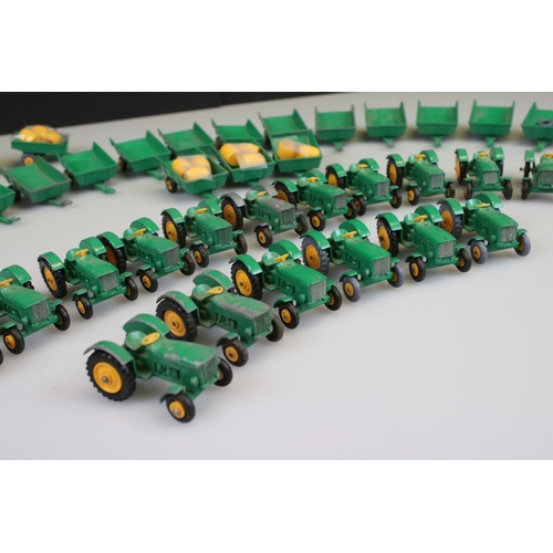 523 - 41 Matchbox Lesney tractor and trailer diecast figures to include 19 x No 50, 18 x No 51 (one boxed,... 