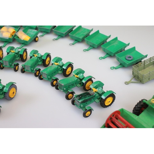 523 - 41 Matchbox Lesney tractor and trailer diecast figures to include 19 x No 50, 18 x No 51 (one boxed,... 