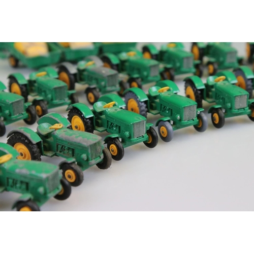 523 - 41 Matchbox Lesney tractor and trailer diecast figures to include 19 x No 50, 18 x No 51 (one boxed,... 