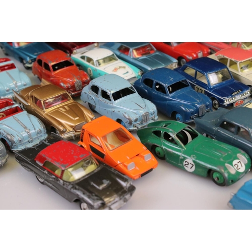 525 - Collection of around 60 mid 20th C play worn diecast models to include Corgi and Dinky, to include C... 