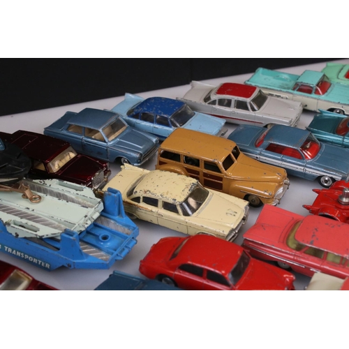 525 - Collection of around 60 mid 20th C play worn diecast models to include Corgi and Dinky, to include C... 