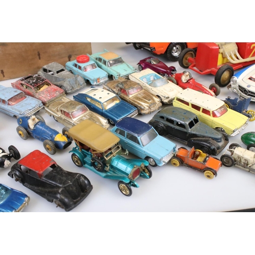 532 - Quantity of mid 20th C onwards play worn diecast models to include Corgi & Dinky, an ERTL General Le... 