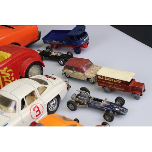 532 - Quantity of mid 20th C onwards play worn diecast models to include Corgi & Dinky, an ERTL General Le... 