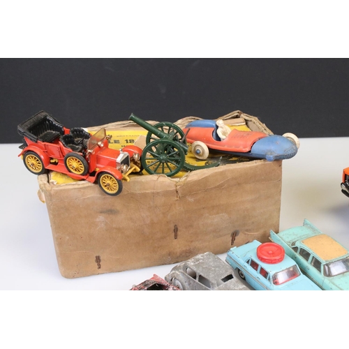 532 - Quantity of mid 20th C onwards play worn diecast models to include Corgi & Dinky, an ERTL General Le... 